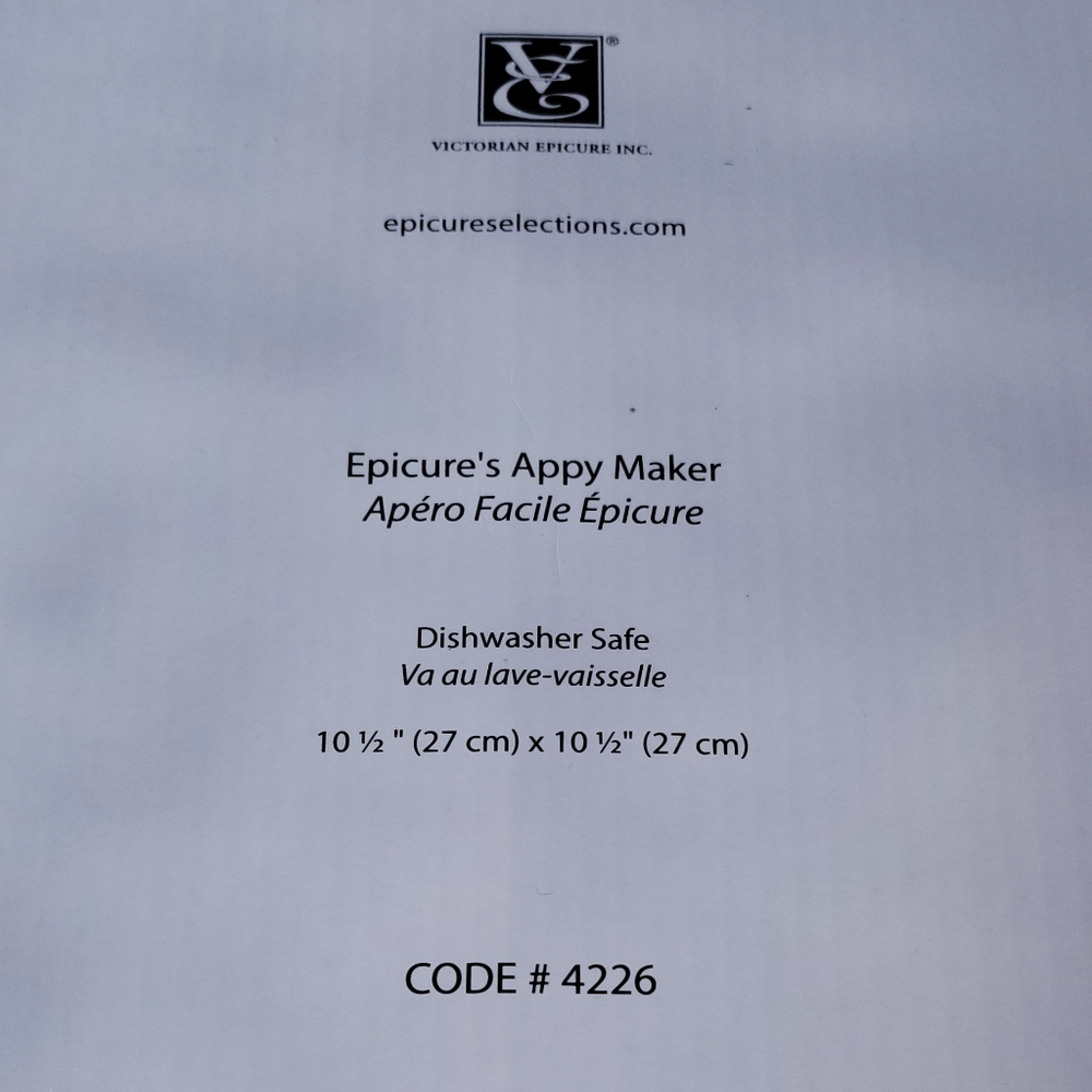 EPICURE Appy Maker NEW In Box - Picture 4 of 5